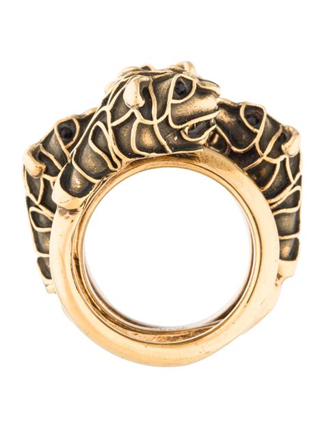 gucci double wrap ring with tiger heads|gucci tiger emblem.